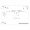 Plafon PINNE 200 szary 3000K TH.242 Sollux