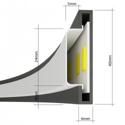Lampa wisząca RIO 78 złoty połysk LED 3000K TH.248 Sollux