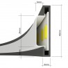 Lampa wisząca RIO 78 złoty połysk LED 3000K TH.248 Sollux