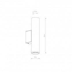 Kinkiet FOURTY WALL M 10752 Nowodvorski