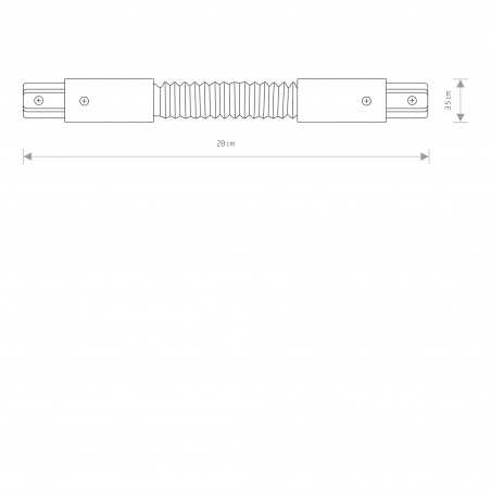 PROFILE FLEX CONNECTOR Czarny