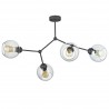 FAIRY LAMPA SUFITOWA 4 PŁ CZARNA  Tk Lighting