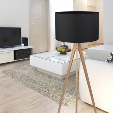 TREVISO BLACK LAMPA PODŁOGOWA 1 PŁ FSC 100%, SA-COC-006060  Tk Lighting