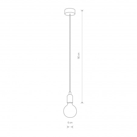 SILICONE 1x60W Biały
