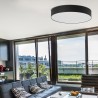 RONDO BEŻOWE LAMPA SUFITOWA 6 PŁ 780  Tk Lighting