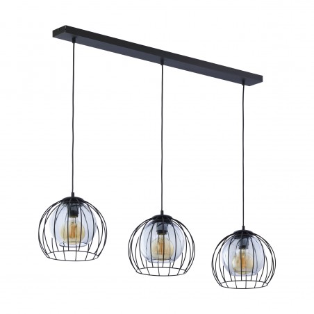 UNIVERSO BLACK LAMPA WISZĄCA 3 PŁ  Tk Lighting