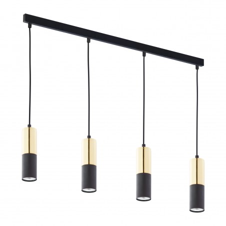 ELIT BLACK LAMPA WISZĄCA 4 PŁ  Tk Lighting