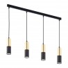 ELIT BLACK LAMPA WISZĄCA 4 PŁ  Tk Lighting