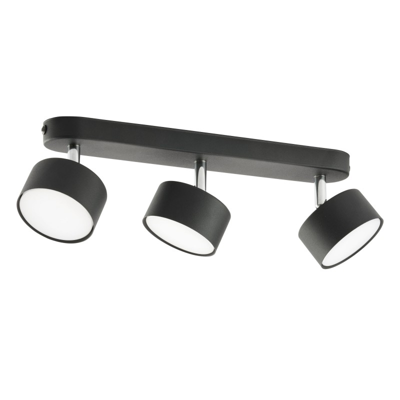 CLARK BLACK LAMPA SUFITOWA 3 PŁ  Tk Lighting
