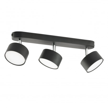 CLARK BLACK LAMPA SUFITOWA 3 PŁ  Tk Lighting