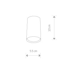 EYE S 1x35W Biały