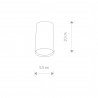 EYE S 1x35W Biały