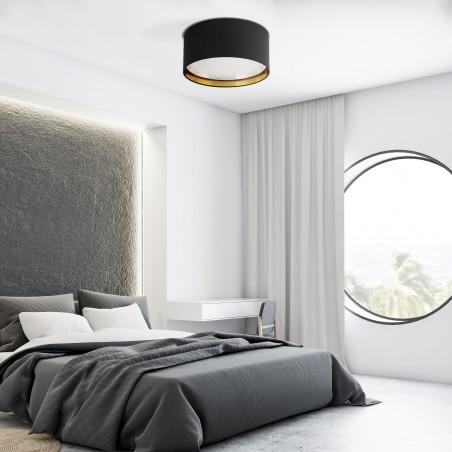 BILBAO BLACK/GOLD LAMPA SUFITOWA 4 PŁ 450  Tk Lighting