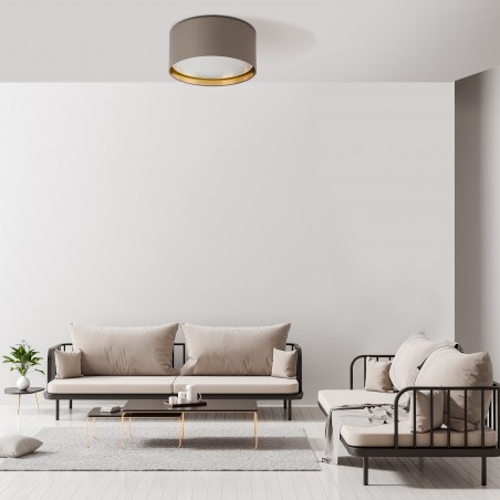 BILBAO BEIGE/GOLD LAMPA SUFITOWA 4 PŁ 450  Tk Lighting