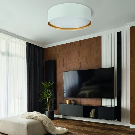 BILBAO WHITE/GOLD LAMPA SUFITOWA 4 PŁ 600  Tk Lighting