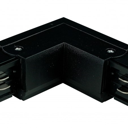 TRACER ŁĄCZNIK KĄTOWY TRÓJOBWODOWY CZARNY  Tk Lighting