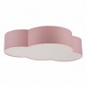 CLOUD RÓŻOWY PASTELOWY LAMPA SUFITOWA 4 PŁ  Tk Lighting