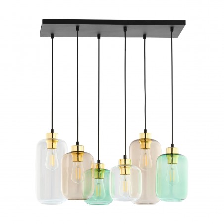 MARCO GREEN LAMPA WISZĄCA 6 PŁ  Tk Lighting