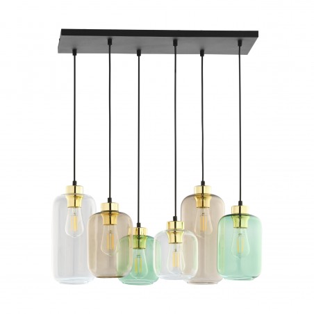 MARCO GREEN LAMPA WISZĄCA 6 PŁ  Tk Lighting