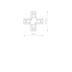 PROFILE X CONNECTOR Biały