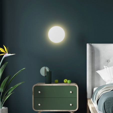LUNA WHITE NEW 200 KINKIET 2 PŁ  Tk Lighting