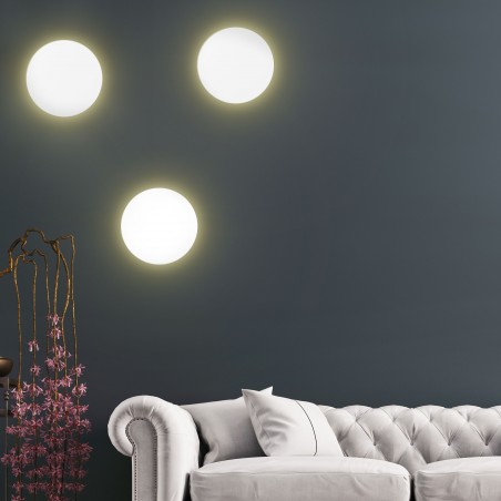 LUNA WHITE NEW 300 KINKIET 4 PŁ  Tk Lighting