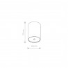 CAMELEON CANOPY E Czarny 40W