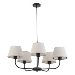 CHICAGO LINEN LAMPA WISZĄCA 5 PŁ  Tk Lighting
