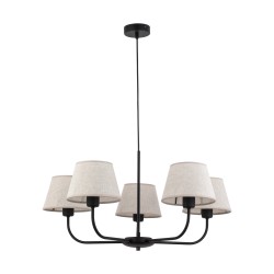 CHICAGO LINEN LAMPA WISZĄCA 5 PŁ  Tk Lighting