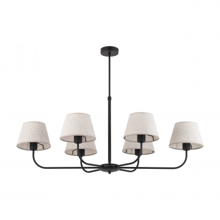 CHICAGO LINEN LAMPA SUFITOWA 6 PŁ  Tk Lighting