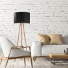 TOKYO LAMPA PODŁOGOWA 1 PŁ SOSNA/CZARNY  Tk Lighting