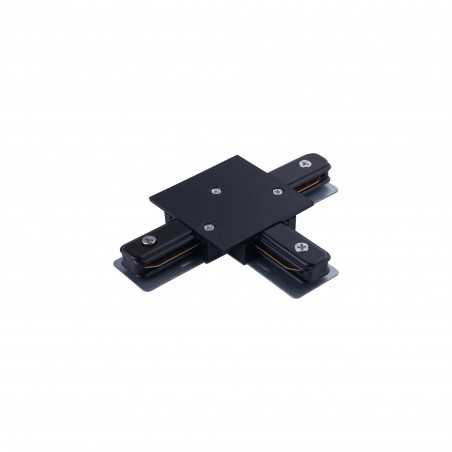 PROFILE RECESSED T CONNECTOR Czarny