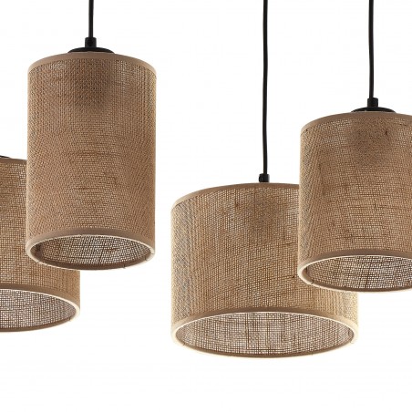 JUTA LAMPA WISZĄCA 4 PŁ  Tk Lighting