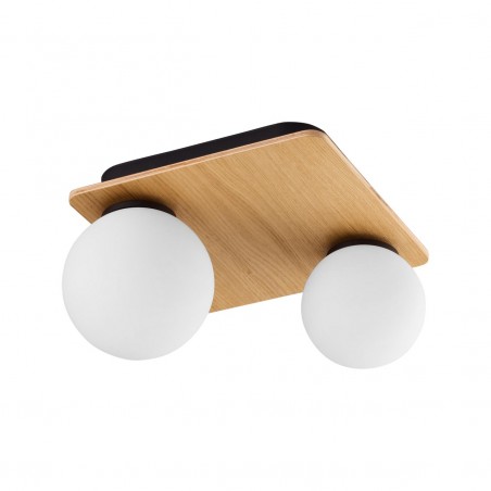 BIANCA WOOD LAMPA SUFITOWA 2 PŁ  Tk Lighting