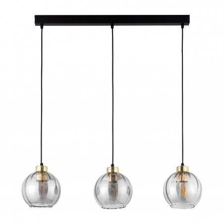 DEVI TRANSPARENT LAMPA WISZĄCA 3 PŁ LISTWA  Tk Lighting