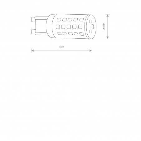 BULB LED G9, 4W 4W