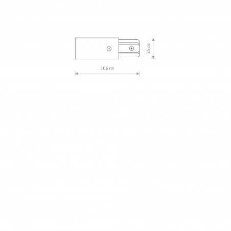 PROFILE POWER END CAP Biały