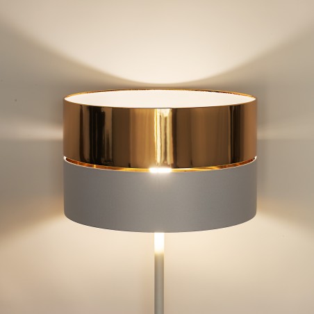 HILTON WHITE/GOLD LAMPA PODŁOGOWA 1 PŁ  Tk Lighting