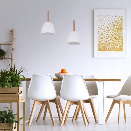 NORD WHITE LAMPA WISZĄCA 1 PŁ  Tk Lighting