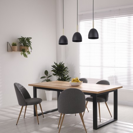 NORD BLACK LAMPA WISZĄCA 3 PŁ  Tk Lighting