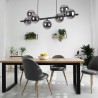 ESTERA BLACK LAMPA WISZĄCA 7 PŁ  Tk Lighting