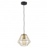 DIAMOND MM ZŁOTY PROSZEK LAMPA WISZĄCA 1 PŁ  Tk Lighting