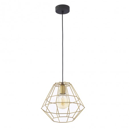 DIAMOND MM ZŁOTY PROSZEK LAMPA WISZĄCA 1 PŁ  Tk Lighting