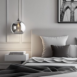VENEZIA LAMPA WISZĄCA 1 PŁ GRAFIT LUSTRZANY 300  Tk Lighting