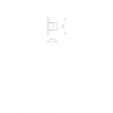 PROFILE RECESSED DEAD END CAP Czarny