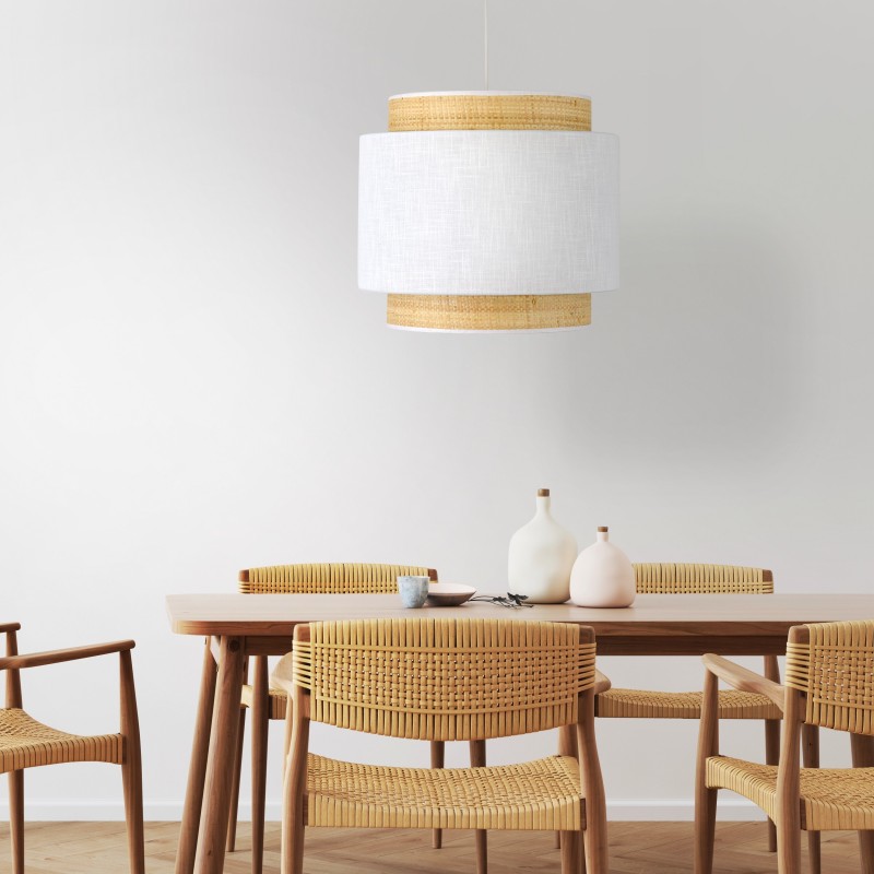 BOHO NEW WHITE LAMPA WISZĄCA 1 PŁ  Tk Lighting
