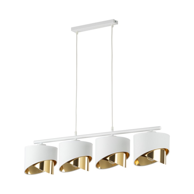 GRANT WHITE LAMPA WISZĄCA 4 PŁ  Tk Lighting