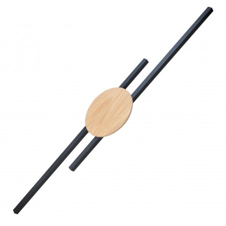 JAVA BLACK WOOD KINKIET 2 PŁ  Tk Lighting