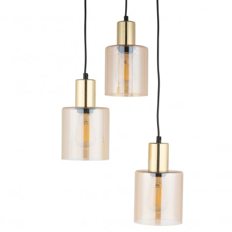 SIERRA GOLD LAMPA WISZĄCA 3 PŁ  Tk Lighting