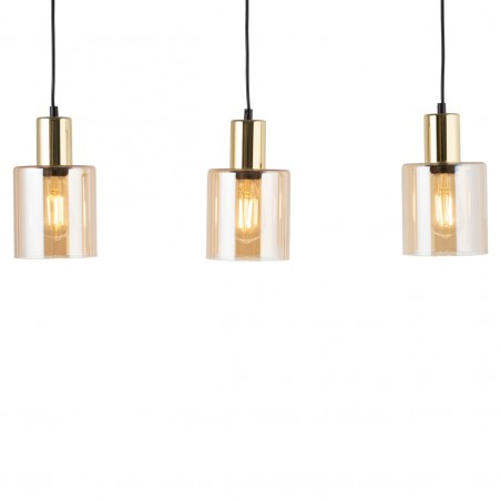 SIERRA GOLD LAMPA WISZĄCA 3 PŁ LISTWA  Tk Lighting